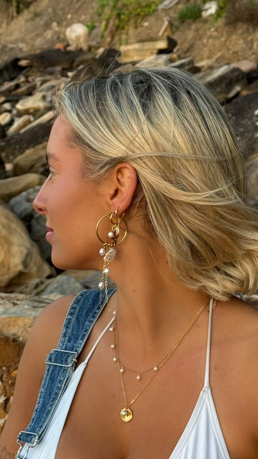 Nadia Pearl Earrings