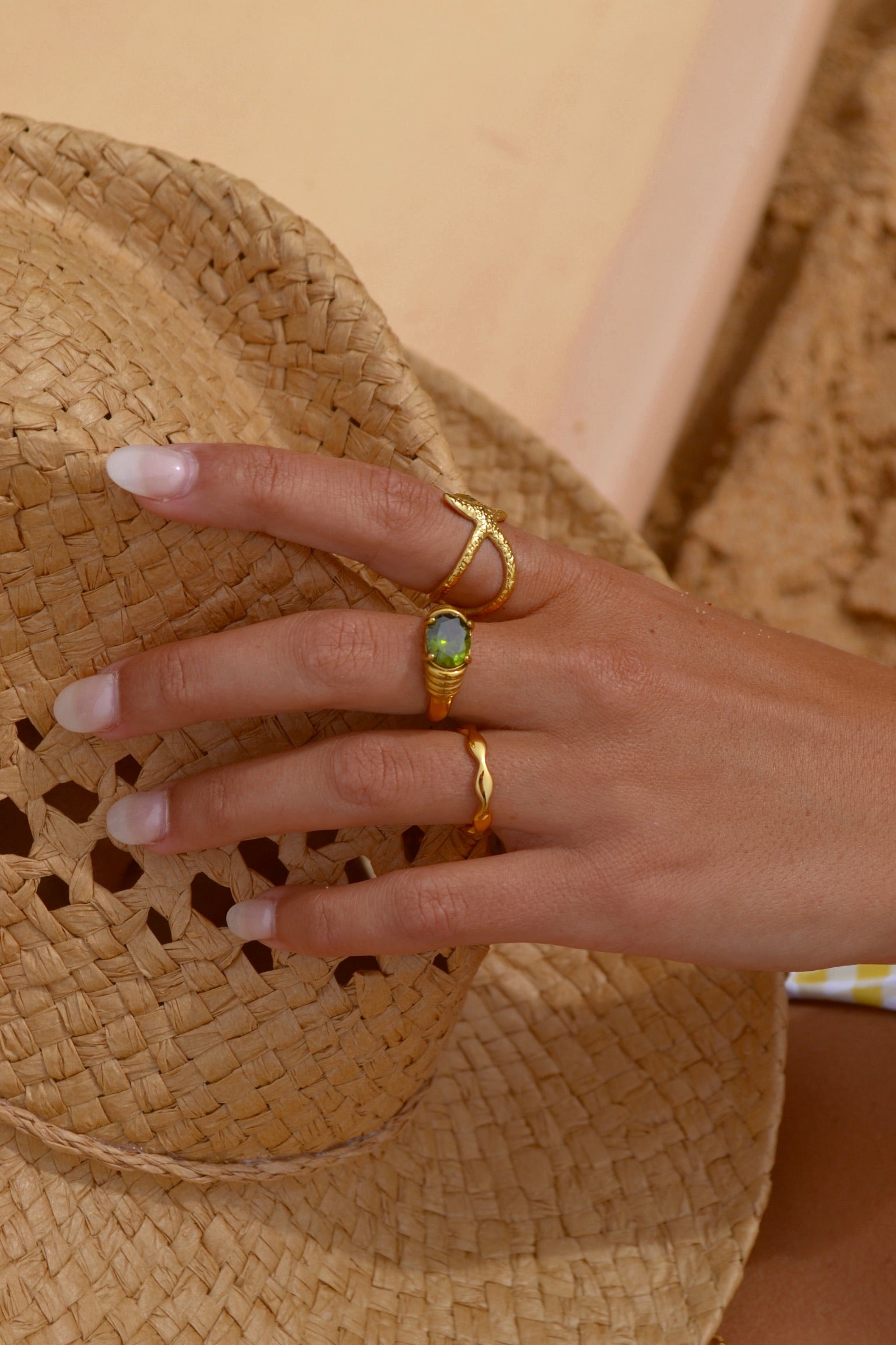 Emerald Stone Ring