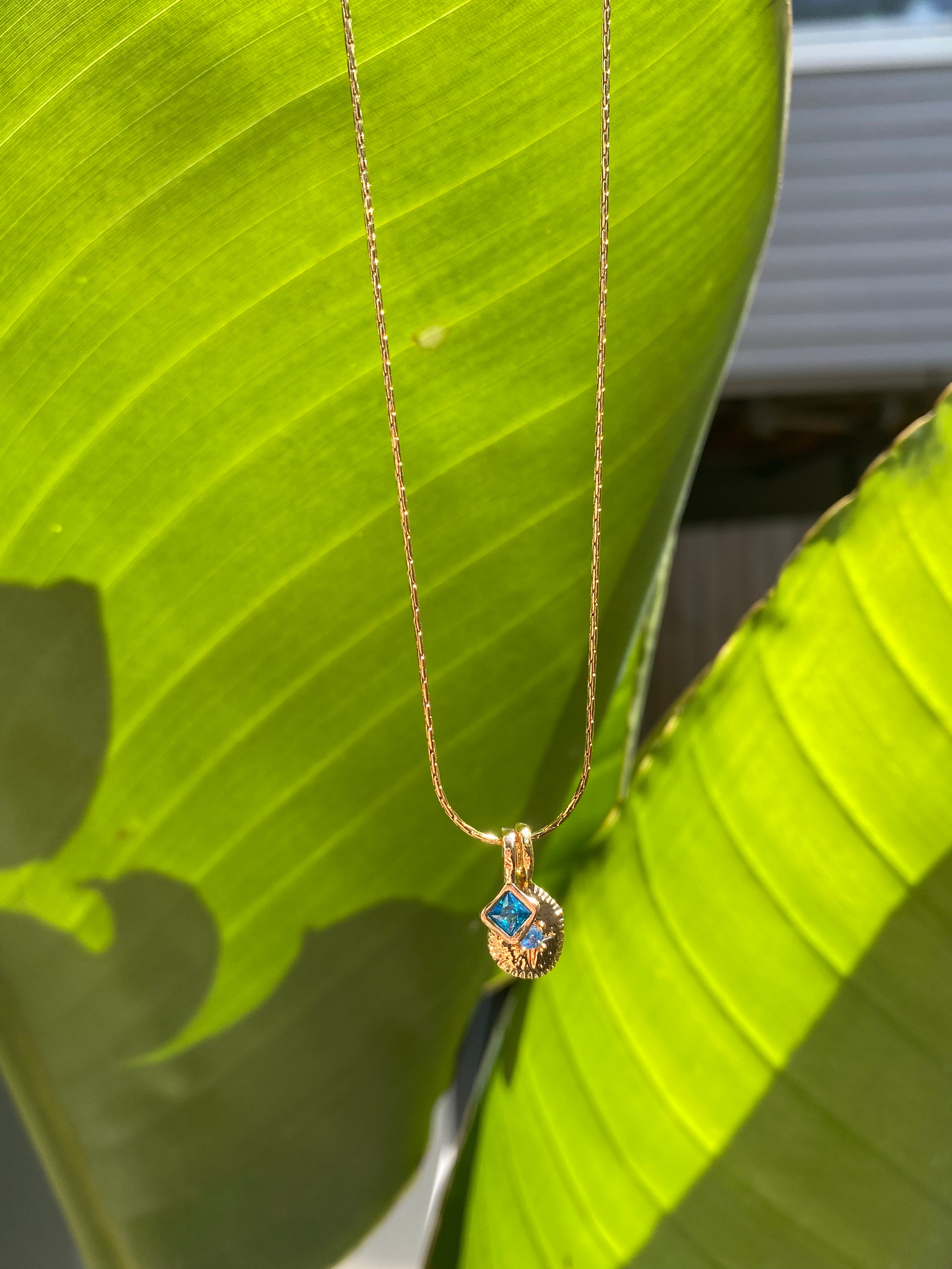 March Charm Necklace