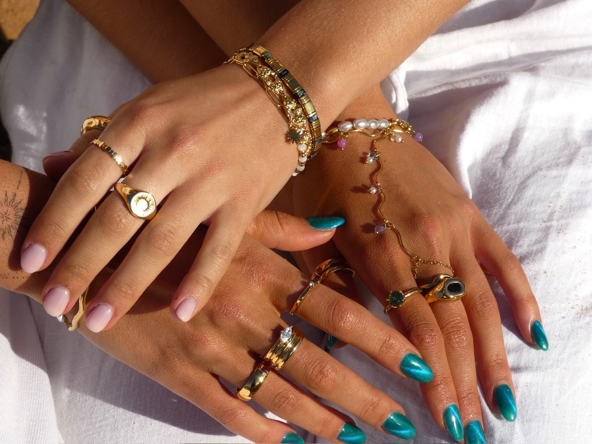 Sylvie Hand Chain Bracelet