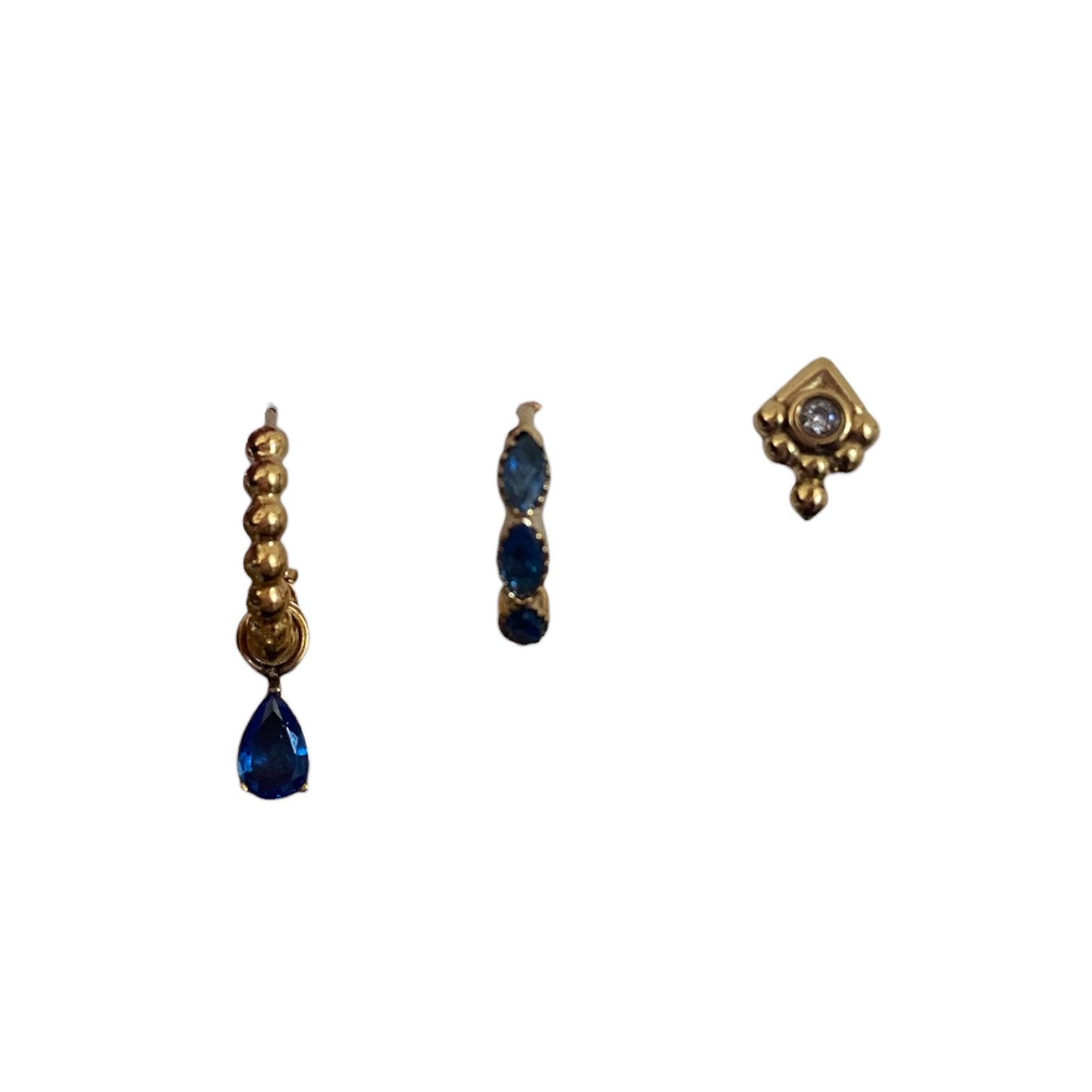 Eveleigh Blue stacker Earrings