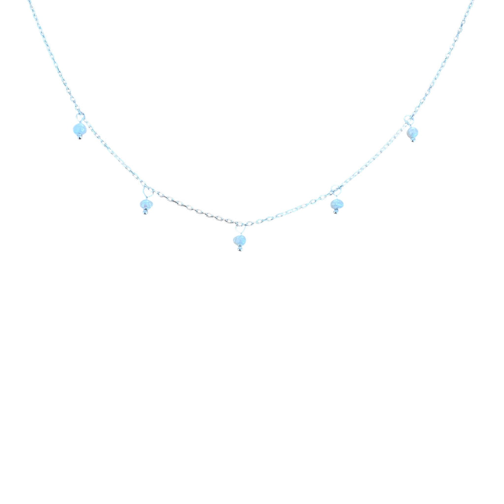 Pearly Silver Necklace