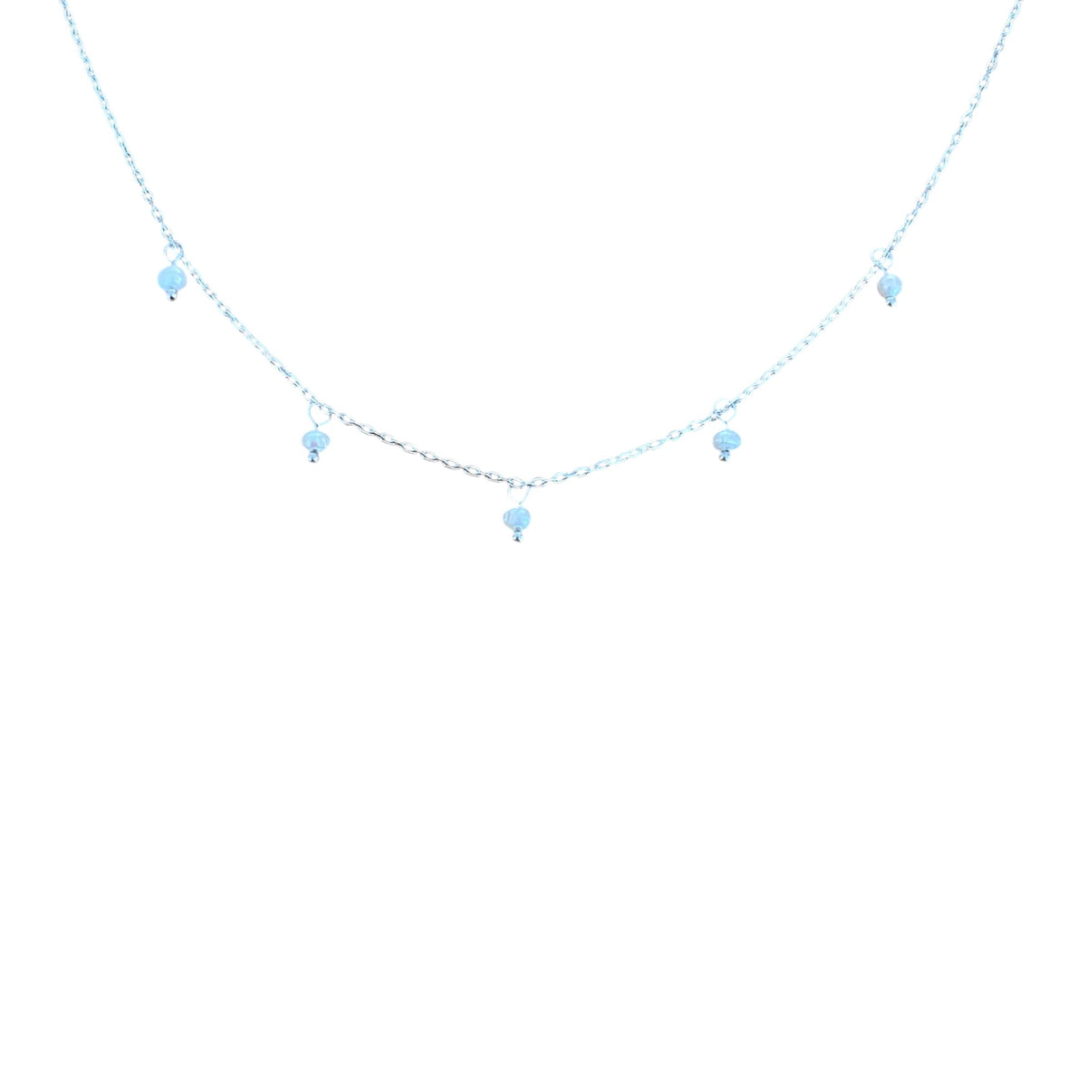 Pearly Silver Necklace