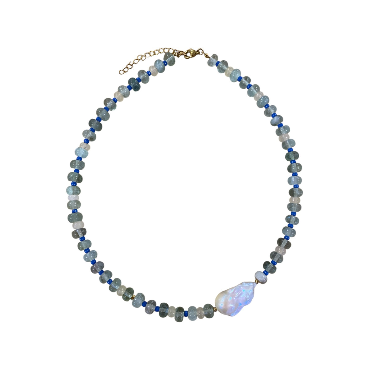 Sea Foam Bead Necklace