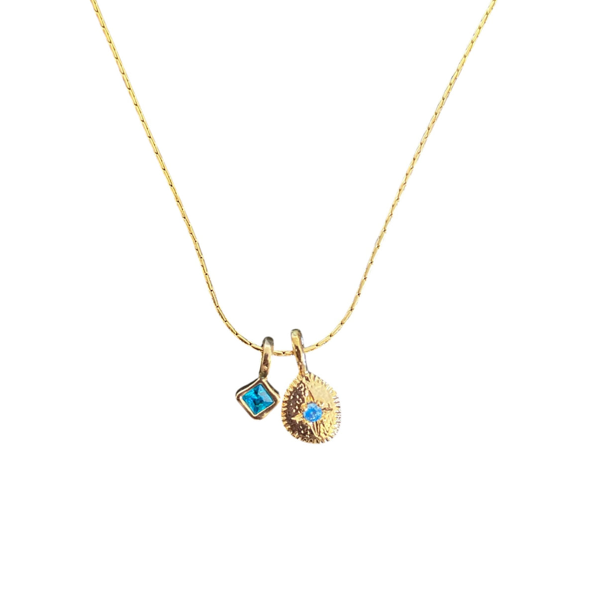 March Charm Necklace