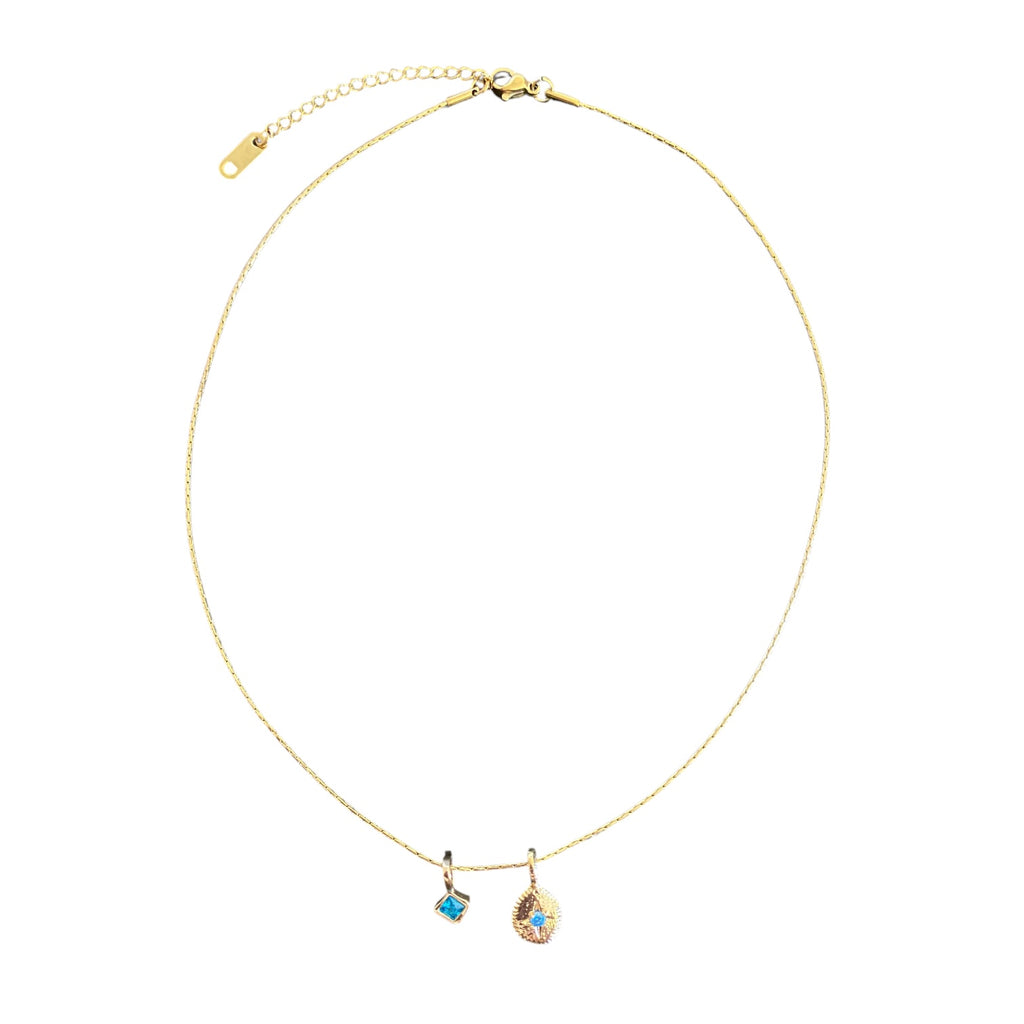 March Charm Necklace