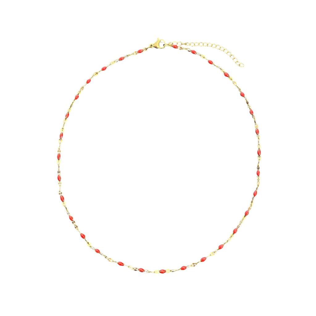 Harper Necklace Red