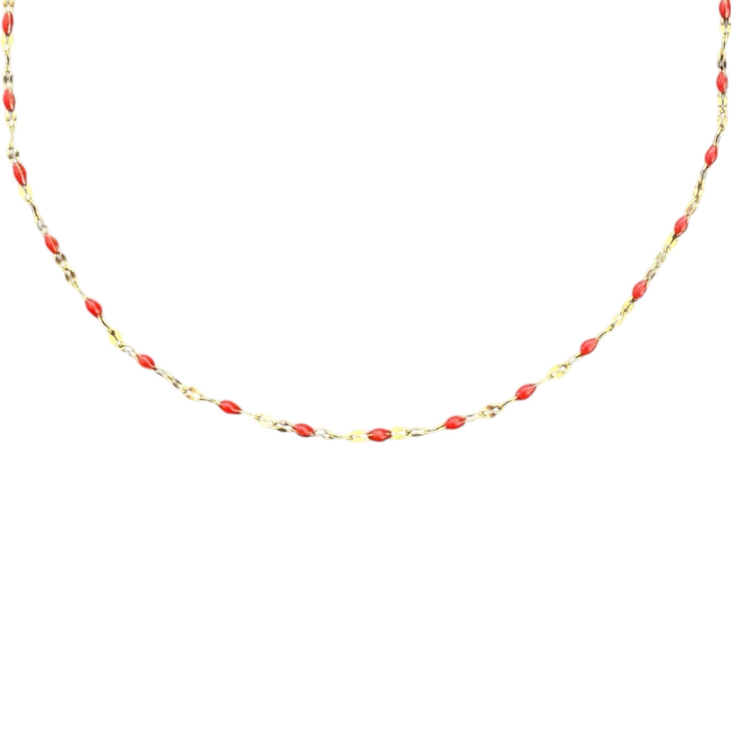 Harper Necklace Red