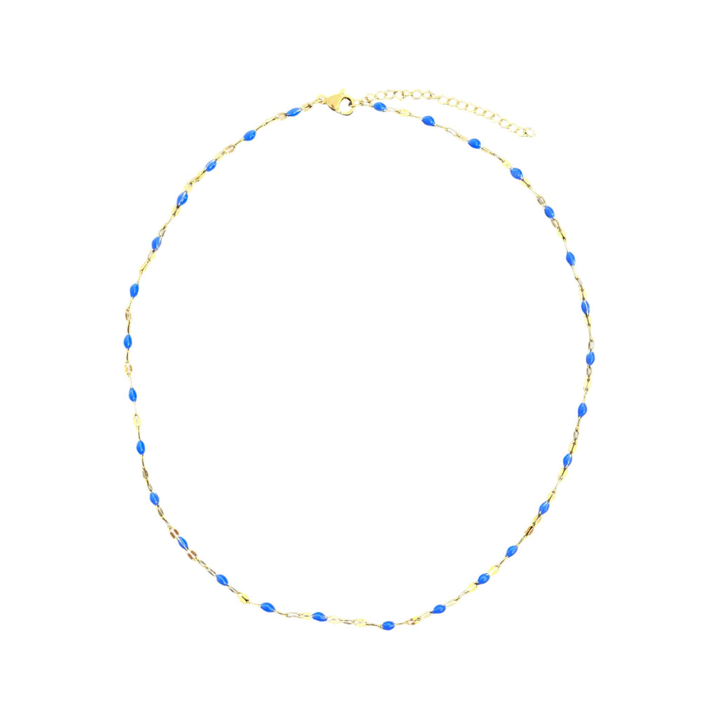Harper Necklace Dark Blue